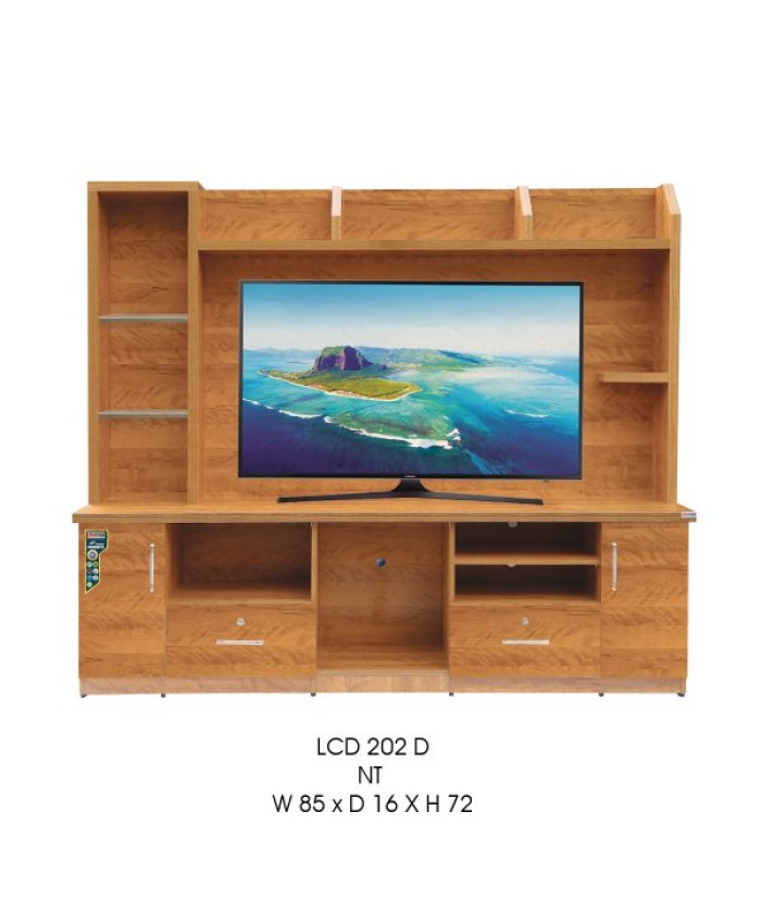 Tv Unit LCD 202 D With storage (2 Door & 2 Drawer)