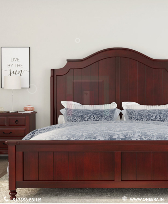 Oneera Miami solid wood Queen size bed