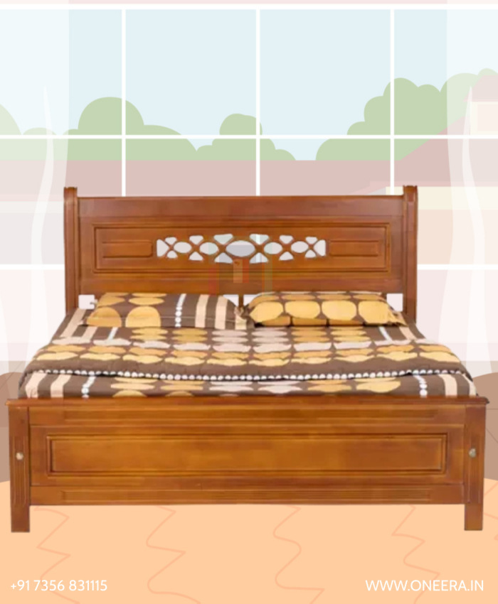 Oneera Tattoo Double cot bed