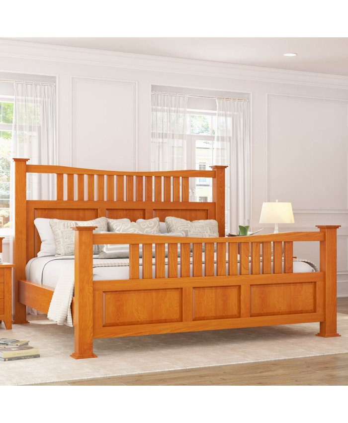 Teak Wood King Size Bed