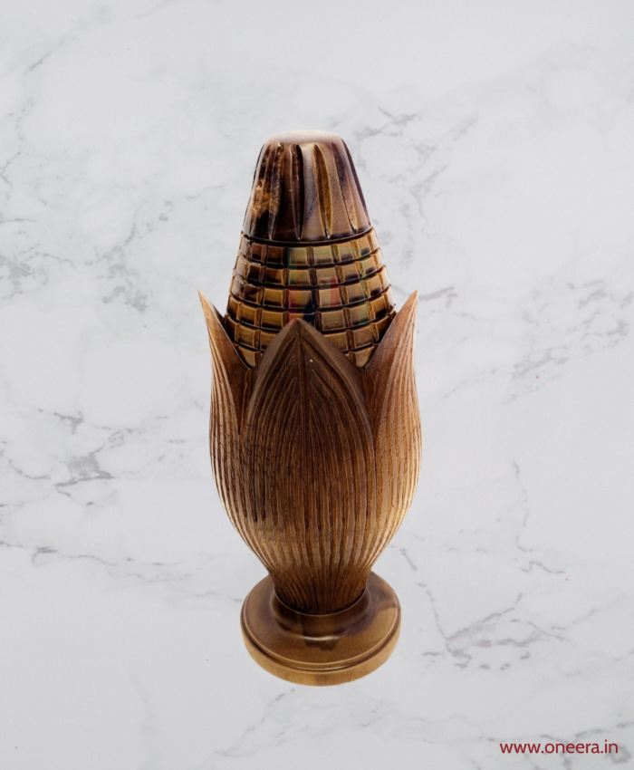Oneera Wooden Corn Jar