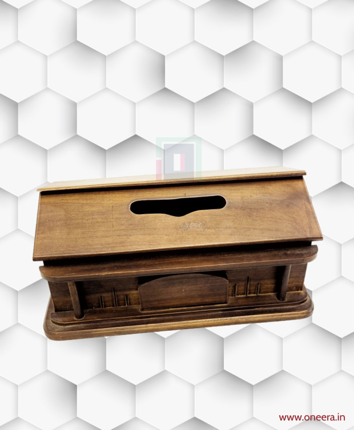 Oneera Wooden Art Tissue Box