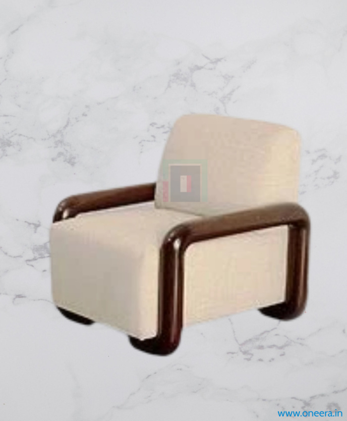 Oneera Rectangle arm Wooden Living Chair