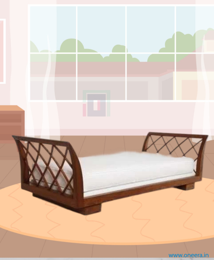 Oneera Wooden Sofa Seating Diwan cot