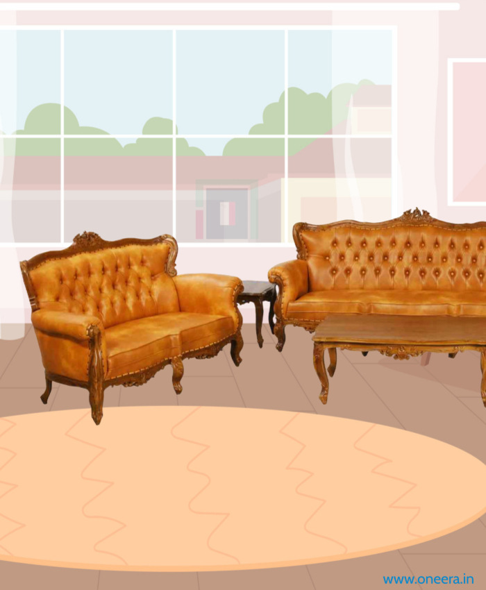 Oneera Indonesian model Belgium sofa  set(3+2+1+1+table+2 teapoy)