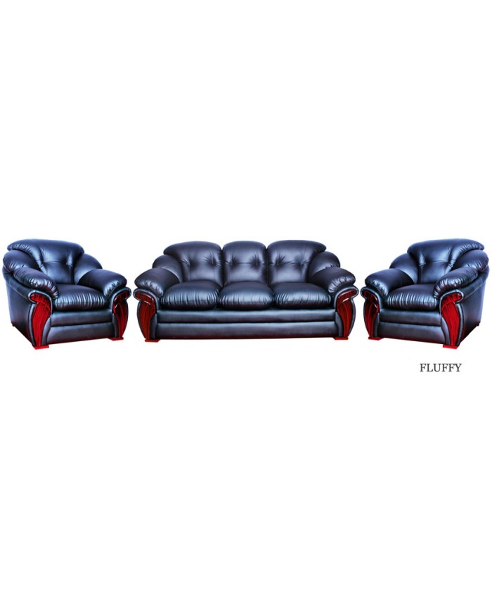 Fluffy Sofa Set 3+1+1